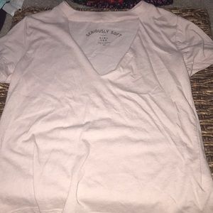 Light pink cut out tee
